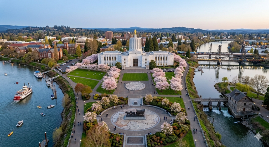 Commercial office building, representative of Tier 1 oregon covered buildings